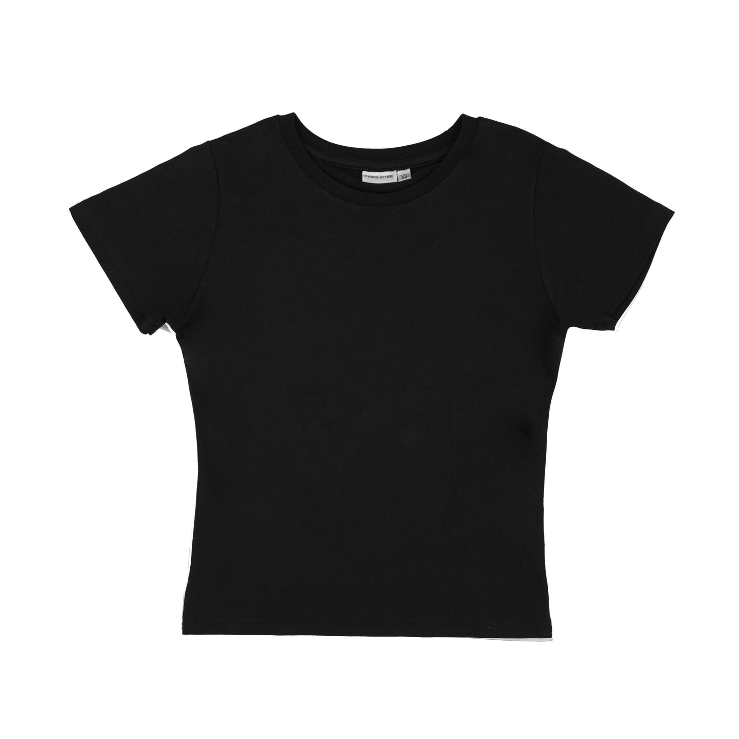 Willow Baby Tee: Black