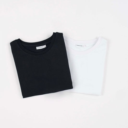 Willow Tee Pack: White & Black
