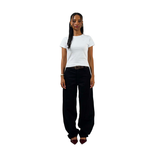 Willow Baby Tee: White